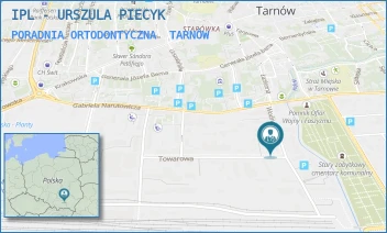 PORADNIA ORTODONTYCZNA - IPL - URSZULA PIECYK - UL. WODNA 13,  TARNÓW