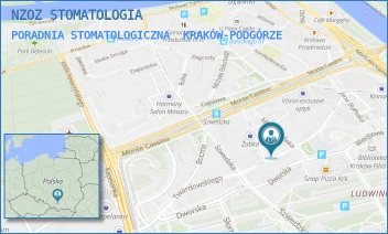 PORADNIA STOMATOLOGICZNA - NZOZ STOMATOLOGIA - UL. TWARDOWSKIEGO 33A/U4,  KRAKÓW-PODGÓRZE