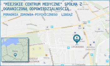 PORADNIA ZDROWIA PSYCHICZNEGO - "MIEJSKIE CENTRUM MEDYCZNE" SPÓŁKA Z OGRANICZONĄ ODPOWIEDZIALNOŚCIĄ - 9 MAJA 2,  LIBIĄŻ