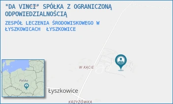 ZESPÓŁ LECZENIA ŚRODOWISKOWEGO W ŁYSZKOWICACH - "DA VINCI" SPÓŁKA Z OGRANICZONĄ ODPOWIEDZIALNOŚCIĄ - ŁYSZKOWICE 64,  ŁYSZKOWICE