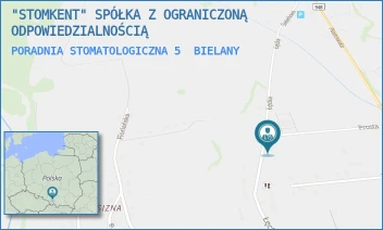 PORADNIA STOMATOLOGICZNA 5 - "STOMKENT" SPÓŁKA Z OGRANICZONĄ ODPOWIEDZIALNOŚCIĄ - UL. ŁĘCKA 10,  BIELANY