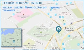 SZKOLNY GABINET STOMATOLOGICZNY - CENTRUM MEDYCZNE UNIDENT - KOŚCIUSZKI 5,  DĄBROWA TARNOWSKA