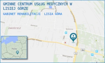 GABINET REHABILITACJI - GMINNE CENTRUM USŁUG MEDYCZNYCH W LISIEJ GÓRZE - UL. SUCHARSKIEGO 3A,  LISIA GÓRA