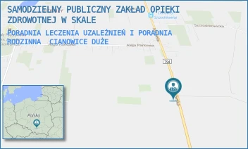 PORADNIA LECZENIA UZALEŻNIEŃ I PORADNIA RODZINNA - SAMODZIELNY PUBLICZNY ZAKŁAD OPIEKI ZDROWOTNEJ W SKALE - UL. KRAKOWSKA 250,  CIANOWICE DUŻE