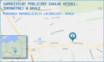 PORADNIA REHABILITACJI LECZNICZEJ - SAMODZIELNY PUBLICZNY ZAKŁAD OPIEKI ZDROWOTNEJ W SKALE - UL. SŁOMNICKA 69,  SKAŁA