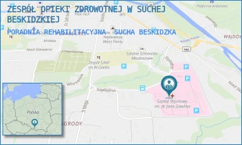 PORADNIA REHABILITACYJNA - ZESPÓŁ OPIEKI ZDROWOTNEJ W SUCHEJ BESKIDZKIEJ - UL. SZPITALNA 22,  SUCHA BESKIDZKA
