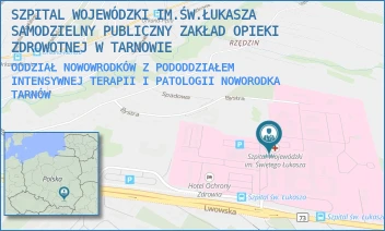 ODDZIAŁ NOWOWRODKÓW Z PODODDZIAŁEM INTENSYWNEJ TERAPII I PATOLOGII NOWORODKA - SZPITAL WOJEWÓDZKI IM.ŚW.ŁUKASZA SAMODZIELNY PUBLICZNY ZAKŁAD OPIEKI ZDROWOTNEJ W TARNOWIE - UL. LWOWSKA 178A,  TARNÓW
