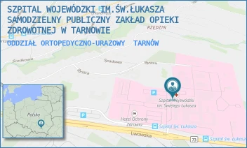 ODDZIAŁ ORTOPEDYCZNO-URAZOWY - SZPITAL WOJEWÓDZKI IM.ŚW.ŁUKASZA SAMODZIELNY PUBLICZNY ZAKŁAD OPIEKI ZDROWOTNEJ W TARNOWIE - UL. LWOWSKA 178A,  TARNÓW