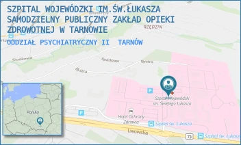 ODDZIAŁ PSYCHIATRYCZNY II - SZPITAL WOJEWÓDZKI IM.ŚW.ŁUKASZA SAMODZIELNY PUBLICZNY ZAKŁAD OPIEKI ZDROWOTNEJ W TARNOWIE - UL. LWOWSKA 178A,  TARNÓW