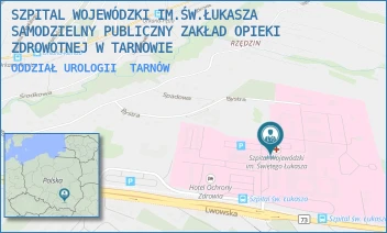 ODDZIAŁ UROLOGII - SZPITAL WOJEWÓDZKI IM.ŚW.ŁUKASZA SAMODZIELNY PUBLICZNY ZAKŁAD OPIEKI ZDROWOTNEJ W TARNOWIE - UL. LWOWSKA 178A,  TARNÓW