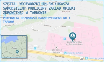 PRACOWNIA REZONANSU MAGNETYCZNEGO NR 1 - SZPITAL WOJEWÓDZKI IM.ŚW.ŁUKASZA SAMODZIELNY PUBLICZNY ZAKŁAD OPIEKI ZDROWOTNEJ W TARNOWIE - UL. LWOWSKA 178A,  TARNÓW