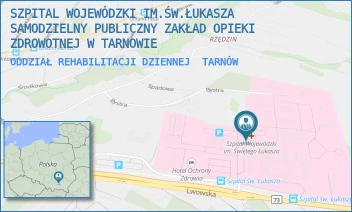 ODDZIAŁ REHABILITACJI DZIENNEJ - SZPITAL WOJEWÓDZKI IM.ŚW.ŁUKASZA SAMODZIELNY PUBLICZNY ZAKŁAD OPIEKI ZDROWOTNEJ W TARNOWIE - UL. LWOWSKA 178A,  TARNÓW