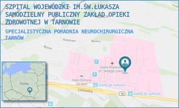 SPECJALISTYCZNA PORADNIA NEUROCHIRURGICZNA - SZPITAL WOJEWÓDZKI IM.ŚW.ŁUKASZA SAMODZIELNY PUBLICZNY ZAKŁAD OPIEKI ZDROWOTNEJ W TARNOWIE - UL. LWOWSKA 178A,  TARNÓW