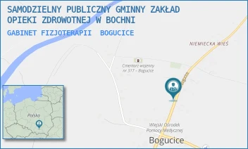 GABINET FIZJOTERAPII - SAMODZIELNY PUBLICZNY GMINNY ZAKŁAD OPIEKI ZDROWOTNEJ W BOCHNI - UL. BOGUCICE 30,  BOGUCICE