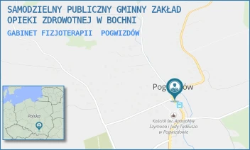 GABINET FIZJOTERAPII - SAMODZIELNY PUBLICZNY GMINNY ZAKŁAD OPIEKI ZDROWOTNEJ W BOCHNI - POGWIZDÓW 218,  POGWIZDÓW