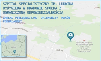 ZAKŁAD PIELĘGNACYJNO- OPIEKUŃCZY - SZPITAL SPECJALISTYCZNY IM. LUDWIKA RYDYGIERA W KRAKOWIE SPÓŁKA Z OGRANICZONĄ ODPOWIEDZIALNOŚCIĄ - UL. MICKIEWICZA 7,  MAKÓW PODHALAŃSKI