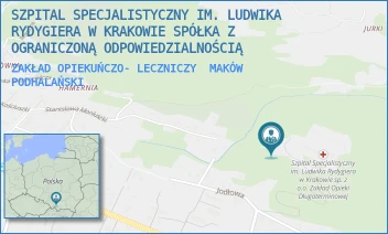 ZAKŁAD OPIEKUŃCZO- LECZNICZY - SZPITAL SPECJALISTYCZNY IM. LUDWIKA RYDYGIERA W KRAKOWIE SPÓŁKA Z OGRANICZONĄ ODPOWIEDZIALNOŚCIĄ - UL. MICKIEWICZA 7,  MAKÓW PODHALAŃSKI