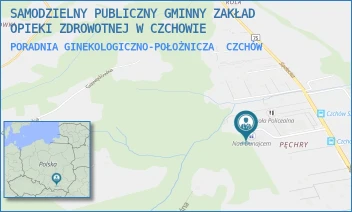 PORADNIA GINEKOLOGICZNO-POŁOŻNICZA - SAMODZIELNY PUBLICZNY GMINNY ZAKŁAD OPIEKI ZDROWOTNEJ W CZCHOWIE - UL. SĄDECKA 183,  CZCHÓW