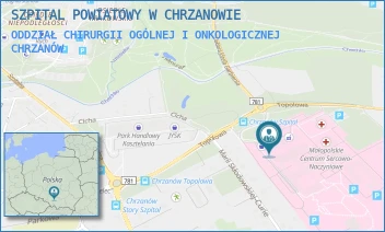 ODDZIAŁ CHIRURGII OGÓLNEJ I ONKOLOGICZNEJ - SZPITAL POWIATOWY W CHRZANOWIE - UL. TOPOLOWA 16,  CHRZANÓW