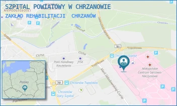 ZAKŁAD REHABILITACJI - SZPITAL POWIATOWY W CHRZANOWIE - UL. TOPOLOWA 16,  CHRZANÓW