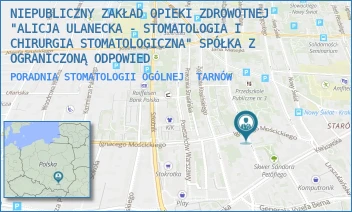 PORADNIA STOMATOLOGII OGÓLNEJ - NIEPUBLICZNY ZAKŁAD OPIEKI ZDROWOTNEJ "ALICJA ULANECKA - STOMATOLOGIA I CHIRURGIA STOMATOLOGICZNA" SPÓŁKA Z OGRANICZONĄ ODPOWIED - UL. IGNACEGO MOŚCICKIEGO 14,  TARNÓW