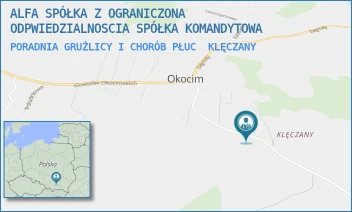 PORADNIA GRUŹLICY I CHORÓB PŁUC - ALFA SPÓŁKA Z OGRANICZONA ODPWIEDZIALNOSCIA SPÓŁKA KOMANDYTOWA - KLĘCZANY 182,  KLĘCZANY