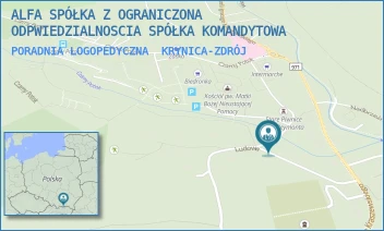 PORADNIA LOGOPEDYCZNA - ALFA SPÓŁKA Z OGRANICZONA ODPWIEDZIALNOSCIA SPÓŁKA KOMANDYTOWA - UL. REYMONTA 21,  KRYNICA-ZDRÓJ