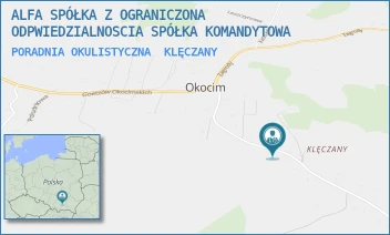 PORADNIA OKULISTYCZNA - ALFA SPÓŁKA Z OGRANICZONA ODPWIEDZIALNOSCIA SPÓŁKA KOMANDYTOWA - KLĘCZANY 182,  KLĘCZANY