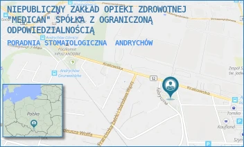PORADNIA STOMATOLOGICZNA - NIEPUBLICZNY ZAKŁAD OPIEKI ZDROWOTNEJ "MEDICAN" SPÓŁKA Z OGRANICZONĄ ODPOWIEDZIALNOŚCIĄ - UL. KRAKOWSKA 91,  ANDRYCHÓW