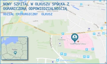 ODZIAŁ CHIRURGICZNY - NOWY SZPITAL W OLKUSZU SPÓŁKA Z OGRANICZONĄ ODPOWIEDZIALNOŚCIĄ - UL. 1000-LECIA 13,  OLKUSZ