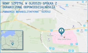 PORADNIA REHABILITACYJNA - NOWY SZPITAL W OLKUSZU SPÓŁKA Z OGRANICZONĄ ODPOWIEDZIALNOŚCIĄ - AL. 1000-LECIA 13,  OLKUSZ