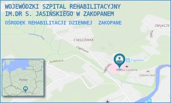 OŚRODEK REHABILITACJI DZIENNEJ - WOJEWÓDZKI SZPITAL REHABILITACYJNY IM.DR S. JASIŃSKIEGO W ZAKOPANEM - UL. CIĄGŁÓWKA 9,  ZAKOPANE