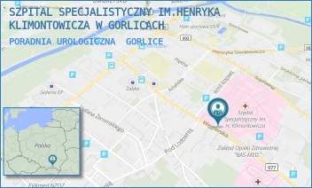 PORADNIA UROLOGICZNA - SZPITAL SPECJALISTYCZNY IM.HENRYKA KLIMONTOWICZA W GORLICACH - WĘGIERSKA 21,  GORLICE