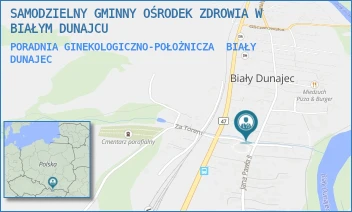 PORADNIA GINEKOLOGICZNO-POŁOŻNICZA - SAMODZIELNY GMINNY OŚRODEK ZDROWIA W BIAŁYM DUNAJCU - UL. JANA PAWŁA II 201,  BIAŁY DUNAJEC