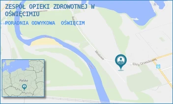 PORADNIA ODWYKOWA - ZESPÓŁ OPIEKI ZDROWOTNEJ W OŚWIĘCIMIU - UL. ELIZY ORZESZKOWEJ 1,  OŚWIĘCIM