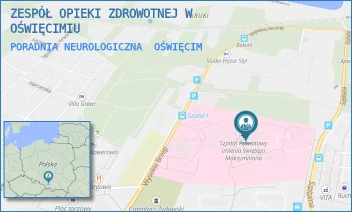 PORADNIA NEUROLOGICZNA - ZESPÓŁ OPIEKI ZDROWOTNEJ W OŚWIĘCIMIU - UL. WYSOKIE BRZEGI 4,  OŚWIĘCIM