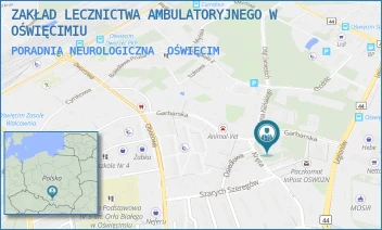 PORADNIA NEUROLOGICZNA - ZAKŁAD LECZNICTWA AMBULATORYJNEGO W OŚWIĘCIMIU - UL. GARBARSKA 1,  OŚWIĘCIM