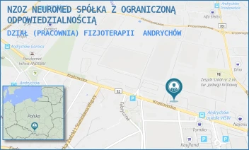 DZIAŁ (PRACOWNIA) FIZJOTERAPII - NZOZ NEUROMED SPÓŁKA Z OGRANICZONĄ ODPOWIEDZIALNOŚCIĄ - UL. KRAKOWSKA 140A,  ANDRYCHÓW