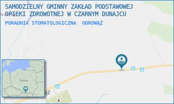 PORADNIA STOMATOLOGICZNA - SAMODZIELNY GMINNY ZAKŁAD PODSTAWOWEJ OPIEKI ZDROWOTNEJ W CZARNYM DUNAJCU - UL. ODROWĄŻ 37 D,  ODROWĄŻ