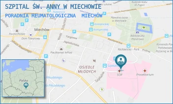 PORADNIA REUMATOLOGICZNA - SZPITAL ŚW. ANNY W MIECHOWIE - UL. SZPITALNA 3,  MIECHÓW