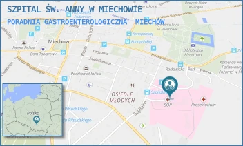 PORADNIA GASTROENTEROLOGICZNA - SZPITAL ŚW. ANNY W MIECHOWIE - UL. SZPITALNA 3,  MIECHÓW