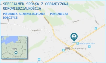 PORADNIA GINEKOLOGICZNO - POŁOZNICZA - SPECJALMED SPÓŁKA Z OGRANICZONĄ ODPOWIEDZIALNOŚCIĄ - UL. ZARABIE 35C,  DOBCZYCE