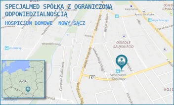 HOSPICJUM DOMOWE - SPECJALMED SPÓŁKA Z OGRANICZONĄ ODPOWIEDZIALNOŚCIĄ - UL. ZYGMUNTOWSKA 17A,  NOWY SĄCZ