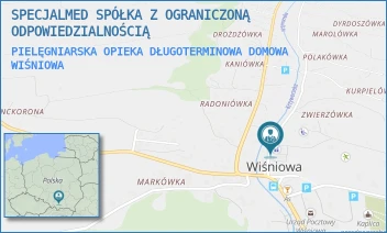 PIELĘGNIARSKA OPIEKA DŁUGOTERMINOWA DOMOWA - SPECJALMED SPÓŁKA Z OGRANICZONĄ ODPOWIEDZIALNOŚCIĄ - UL. WIŚNIOWA 317/4,  WIŚNIOWA