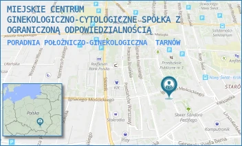 PORADNIA POŁOŻNICZO-GINEKOLOGICZNA - MIEJSKIE CENTRUM GINEKOLOGICZNO-CYTOLOGICZNE SPÓŁKA Z OGRANICZONĄ ODPOWIEDZIALNOŚCIĄ - UL. IGNACEGO MOŚCICKIEGO 14,  TARNÓW
