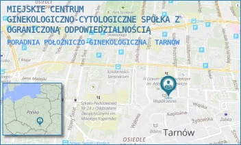 PORADNIA POŁOŻNICZO-GINEKOLOGICZNA - MIEJSKIE CENTRUM GINEKOLOGICZNO-CYTOLOGICZNE SPÓŁKA Z OGRANICZONĄ ODPOWIEDZIALNOŚCIĄ - UL. WAŁOWA 22,  TARNÓW