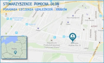 PORADNIA LECZENIA UZALEŻNIEŃ - STOWARZYSZENIE POMOCNA DŁOŃ - UL. RADZIKOWSKIEGO 29 [BRAK],  KRAKÓW