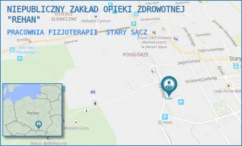 PRACOWNIA FIZJOTERAPII - NIEPUBLICZNY ZAKŁAD OPIEKI ZDROWOTNEJ "REHAN" - UL. KRÓLOWEJ JADWIGI 20,  STARY SĄCZ