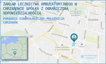 PORADNIA GINEKOLOGICZNO-POŁOŻNICZA - ZAKŁAD LECZNICTWA AMBULATORYJNEGO W CHRZANOWIE SPÓŁKA Z OGRANICZONĄ ODPOWIEDZIALNOŚCIĄ - UL. SOKOŁA 19,  CHRZANÓW
