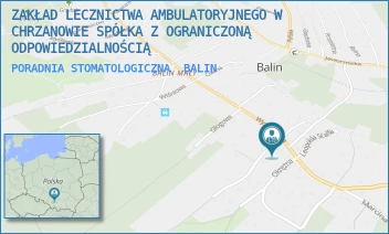PORADNIA STOMATOLOGICZNA - ZAKŁAD LECZNICTWA AMBULATORYJNEGO W CHRZANOWIE SPÓŁKA Z OGRANICZONĄ ODPOWIEDZIALNOŚCIĄ - UL. WYZWOLENIA 65,  BALIN